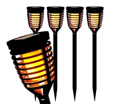 Solar-powered garden lights, 4-pack, 41 cm, furniture and interior, lighting ad in Riga 4