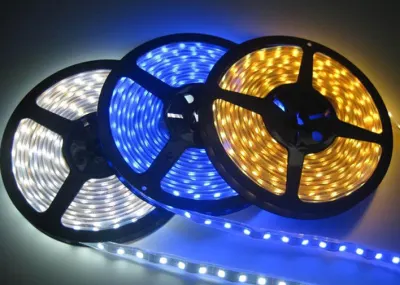 Светодиодная лента RGB 5050 SMD, 5 м: влагостойкая + комплектующие, мебель и интерьер, освещение ad в Риге 5
