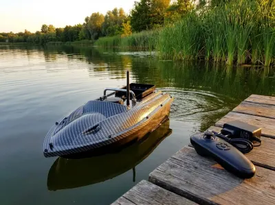 Fishing Bait Boat with Remote Control (500 m Range), 1.5 kg Payload Capacity, Dual Motors,..., furniture and interior, lighting ad in Riga 3