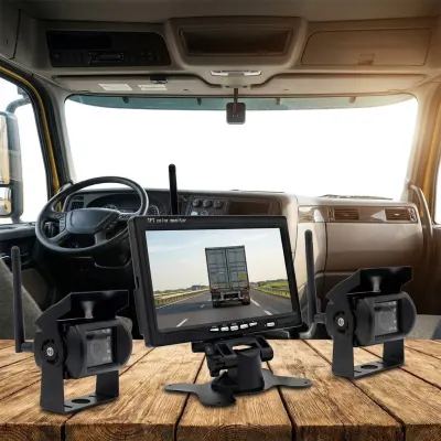 2-Piece Wireless Rearview Camera Set Plus 7-inch Monitor, video and security systems ad in Riga 3