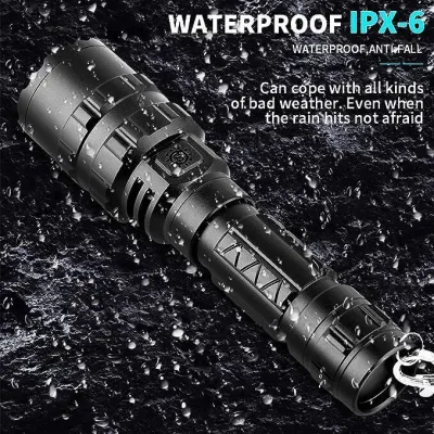 Hunting flashlight with a remote switch (rechargeable, bracket included), furniture and interior, lighting ad in Riga 3