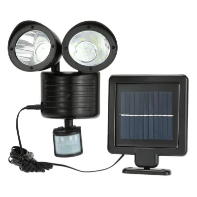 LED Floodlight with Motion Sensor and Solar Panels, furniture and interior, lighting ad in Riga 4