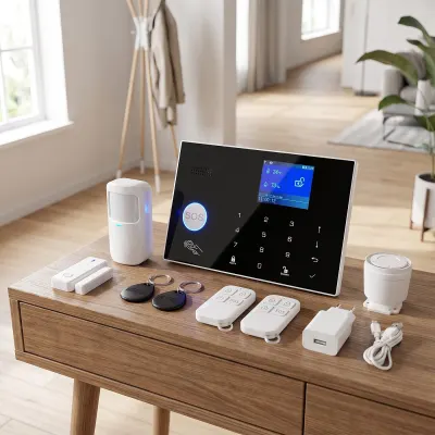 Home security system with Wi-Fi and 4G; calls your phone in the event of an alarm, video and security systems ad in Riga 4