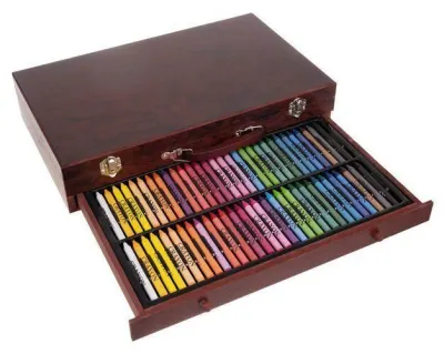 143-piece drawing set in a wooden case, accessories and supplies ad in Riga 3