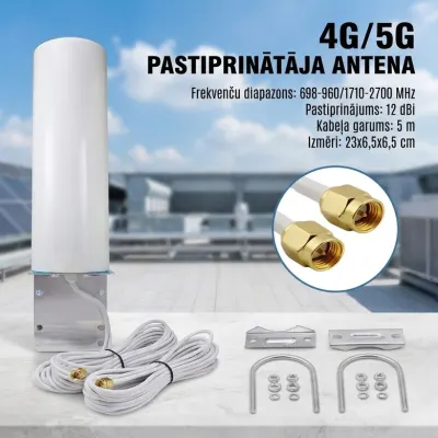 Wi-Fi Antenna for Router (for Stronger Signal Coverage) 2.4 GHz, 25 dBi RP-SMA, 9 m Cable, networking and internet equipment ad in Riga 3