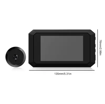 Digitālais durvju monitors ar kameru, 3.97 collu LCD ekrānu, 1400 mAh akumulatoru un nakts redzamību, aksesuāri un viedierīces sludinājums Rīgā 10