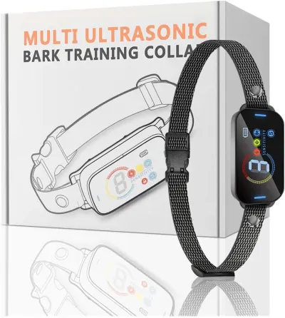 Dog Anti-Barking, Training Collar: 7 Adjustable Levels, IP67, Suitable for...,  animal feed, products and services ad in Riga 6