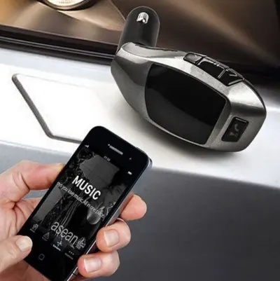 IZPĀRDOŠANA - FM transmiteris - Bluetooth X5 USB LCD brīvroku sistēma, aksesuāri un viedierīces sludinājums Rīgā 3
