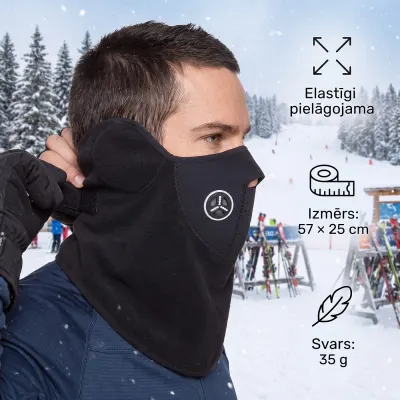 Sejas Termo Maska ar gaisa vārstiem (aukstam laikam, slēpošanai, siltai galvai), sporta nodarbības, inventārs, piederumi sludinājums Rīgā 3
