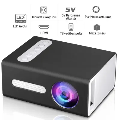 Mini Video Projector (240V / 50-60Hz USB / SD / AV / AUDIO OUT), tv and electronics ad in Riga 6
