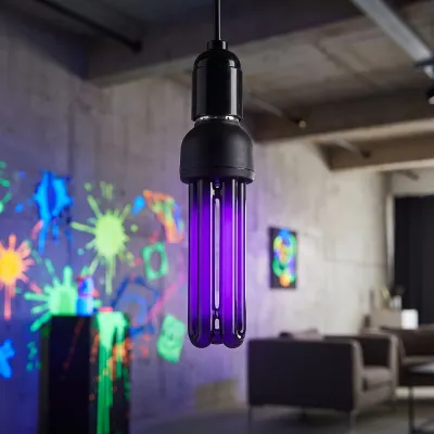 220V 25W UV lamp, E27 ultraviolet lamp, furniture and interior, lighting ad in Riga 1