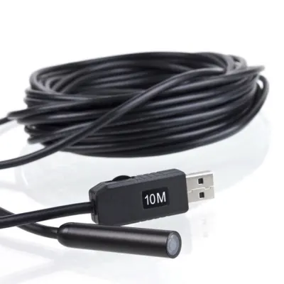 Kamera endoskops ar apgaismojumu, 2m USB, video un drošības sistēmas sludinājums Rīgā 1