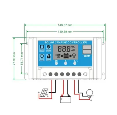 Solar Battery Controller, 100A, 12/24V, networking and internet equipment ad in Riga 8