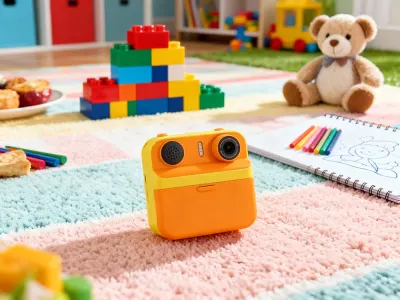 Children's digital camera with instant printing, dual lenses, and 1080p video, video and security systems ad in Riga 3