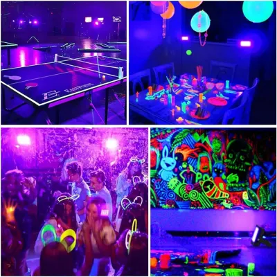 50W UV LED Floodlight: Ultraviolet Lighting for Parties and Stages, furniture and interior, lighting ad in Riga 4