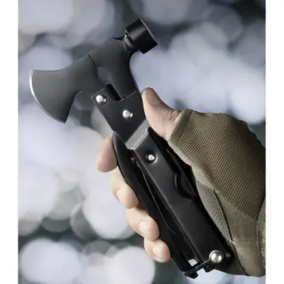 Versatile 17-in-1 Multifunctional Tool: Knife, Saw, Hammer, Steel, for Camping, sports activities, equipment, accessories ad in Riga 5
