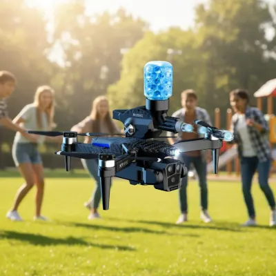Drons ar 4K HD kameru un bumbīņu šaušanu, 500 m, video un drošības sistēmas sludinājums Rīgā 3