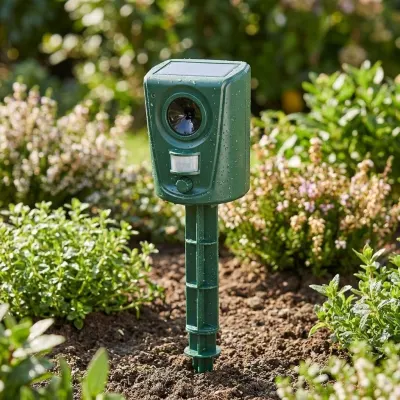 Ultrasonic animal repeller with a PIR motion sensor for the garden, cats, foxes, and..., animal feed, products and services ad in Riga 3