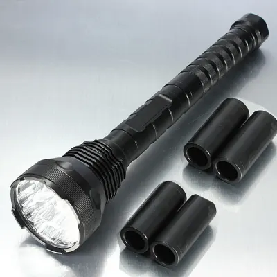 Ultrafire LED Flashlight, 18,000 lm, 15x CREE XM-L T6, with Batteries, furniture and interior, lighting ad in Riga 1