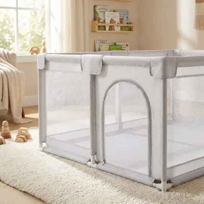 Bērnu Manēža Sētiņa 150x180cm – Pelēka Drošības Sētiņa Mazuļiem, bērnu mēbeles sludinājums Rīgā 3