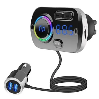 FM-передатчик с 2 портами USB, Bluetooth и поддержкой MP3, аксессуары и умные устройства ad в Риге 7