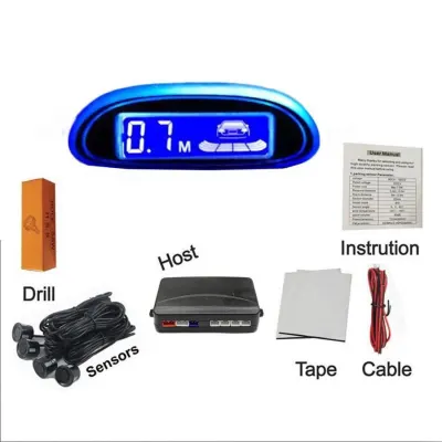 Parking system with 4 sensors and an LED display, furniture and interior, lighting ad in Riga 6