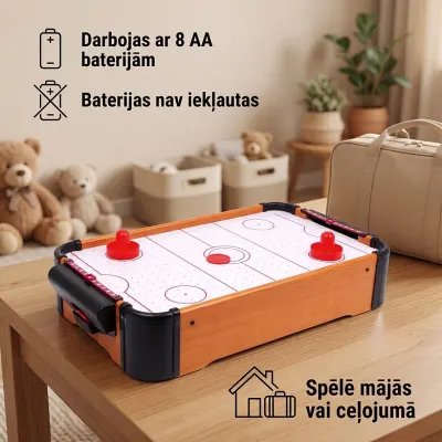 IZPĀRDOŠANA - Gaisa hokejs 57 x 31 x 10 cm, rotaļlietas sludinājums Rīgā 3