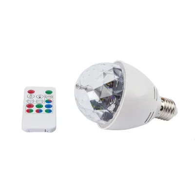 LED Bulb, Rotating RGB Disco Ball, 3W, E27, furniture and interior, lighting ad in Riga 3