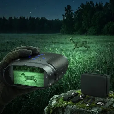4K Nakts Redzamības Monoklis 600m ar Ķiveres Stiprinājumu – 1968m Infrasarkanais..., video un drošības sistēmas sludinājums Rīgā 3