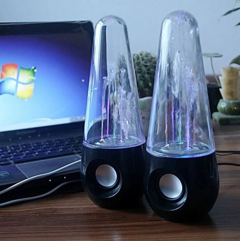 Water speakers with LED lighting, furniture and interior, lighting ad in Riga 1