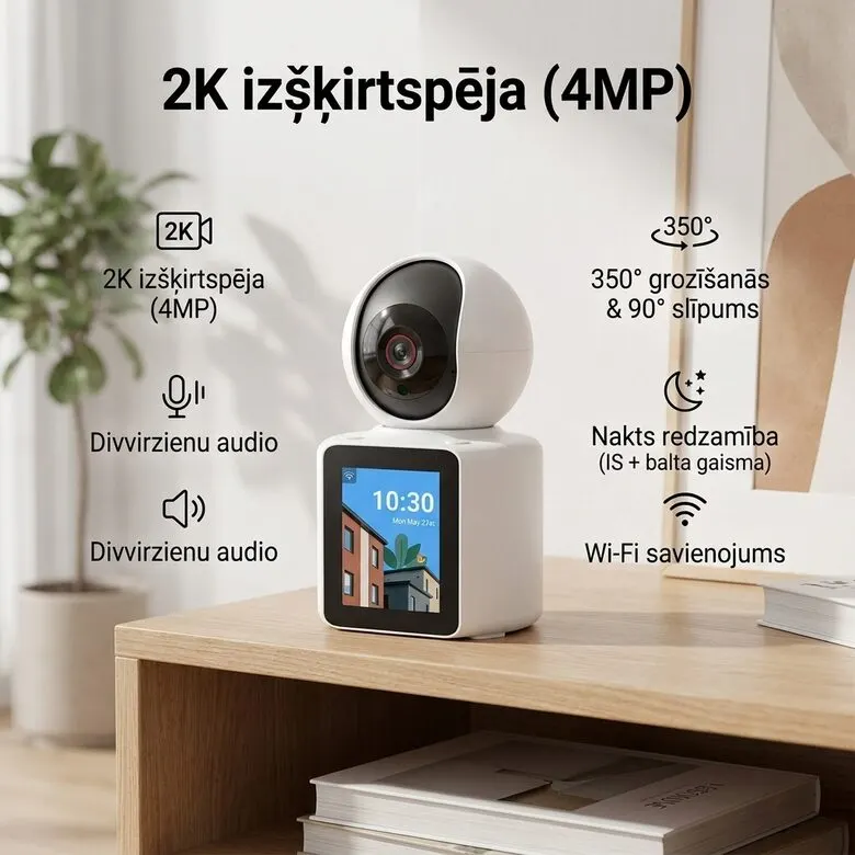 Wifi kamera ar ekrānu, video aukle, piederumi, aksesuāri, bērnu sporta preces sludinājums Rīgā 1