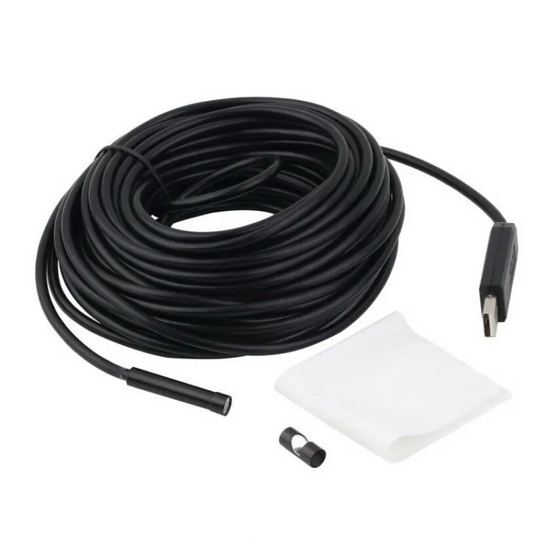 Endoscope camera, 15 m, USB, water-resistant, for diagnostic purposes, video and security systems ad in Riga 1