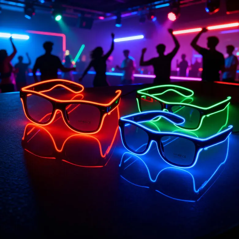Led spīdošās brilles, dažādās krāsas, mēbeles un interjers, apgaismojums sludinājums Rīgā 1