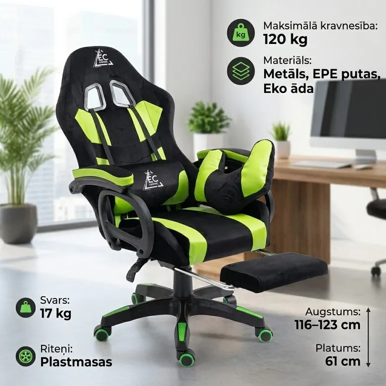 Ērts un stilīgs biroja datorkrēsls “Comfort Elite”, mēbeles un interjers, apgaismojums sludinājums Rīgā 1
