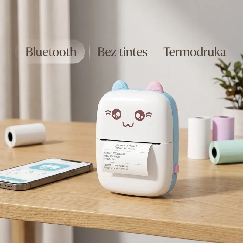 Portable printer with Bluetooth connectivity, accessories and smart devices ad in Riga 1