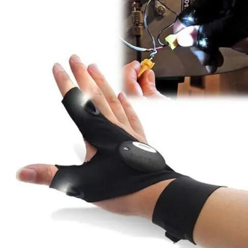 Black LED work glove with lighting, waterproof, 30 cm, furniture and interior, lighting ad in Riga 1