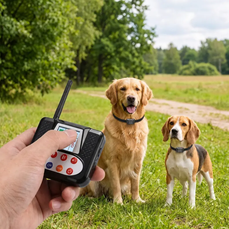 Training system for 2 dogs with a radio collar function – up to 500 m, tv and electronics ad in Riga 1