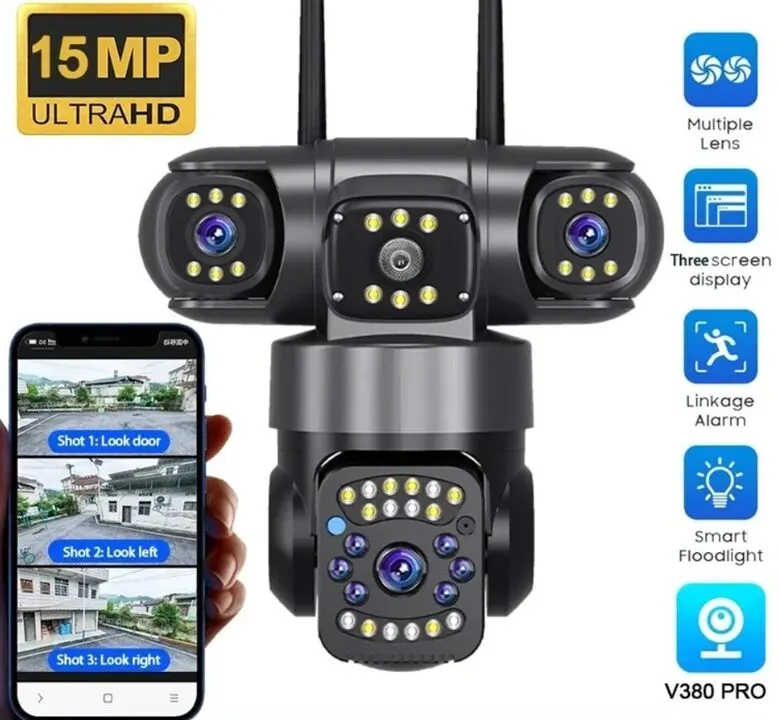Outdoor Security IP Camera with Dual Lenses and 10x Digital Zoom (iCam 365)..., video and security systems ad in Riga 1