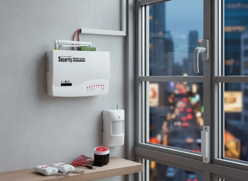 GSM Alarm System with SIM Card, 2 Sensors, and 2 Remotes, video and security systems ad in Riga 1