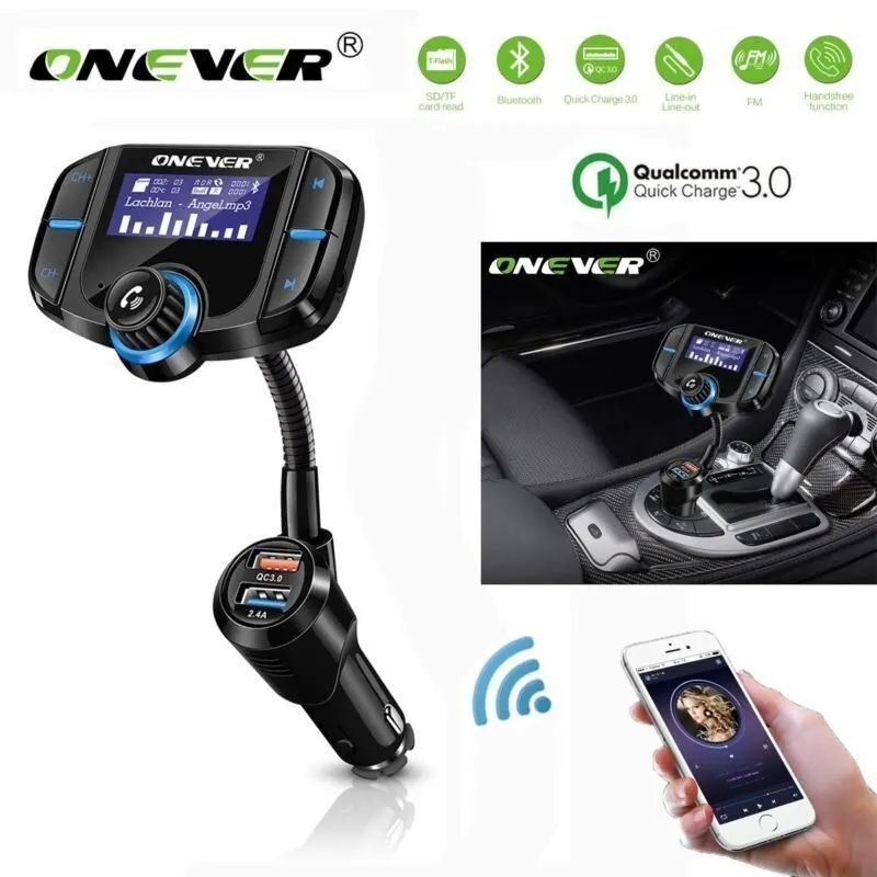 Bluetooth Wireless Car FM Modulator/Transmitter, MP3 Player with 2..., accessories and smart devices ad in Riga 1