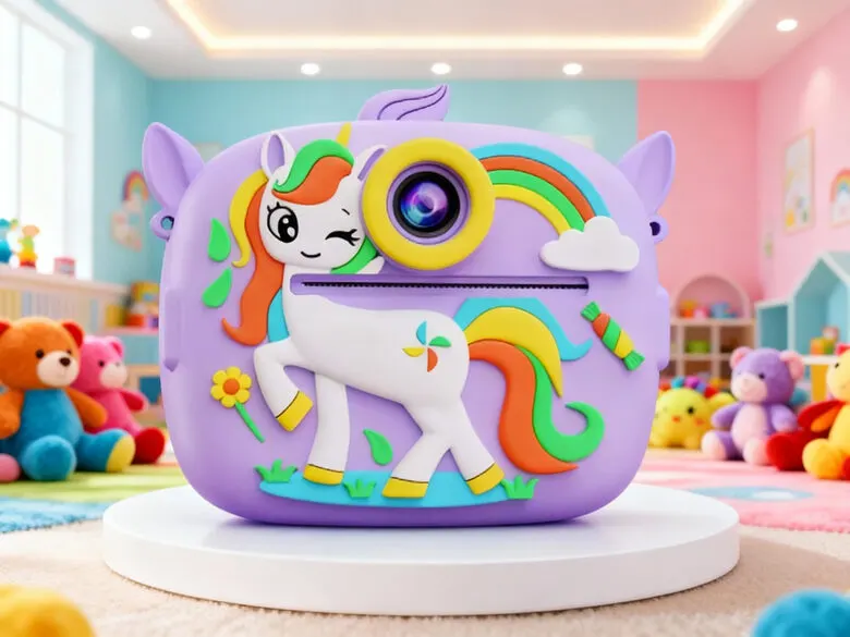 Children's digital camera with instant printing, dual lenses, and 1080p video, video and security systems ad in Riga 1