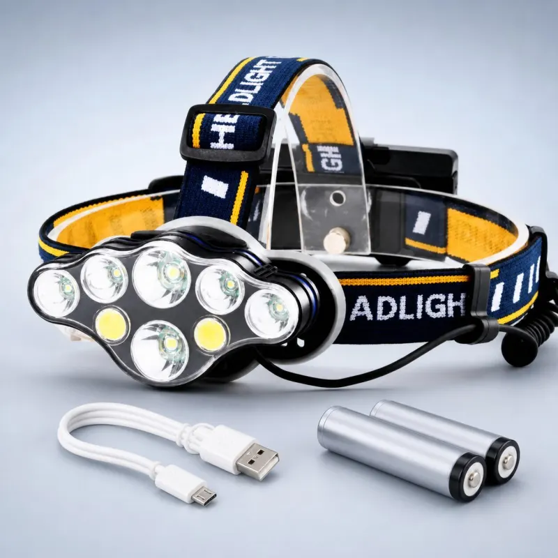 Galvas lukturis ar x9 Cree diodēm, akumulatoru un lādētāju, sporta nodarbības, inventārs, piederumi sludinājums Rīgā 1