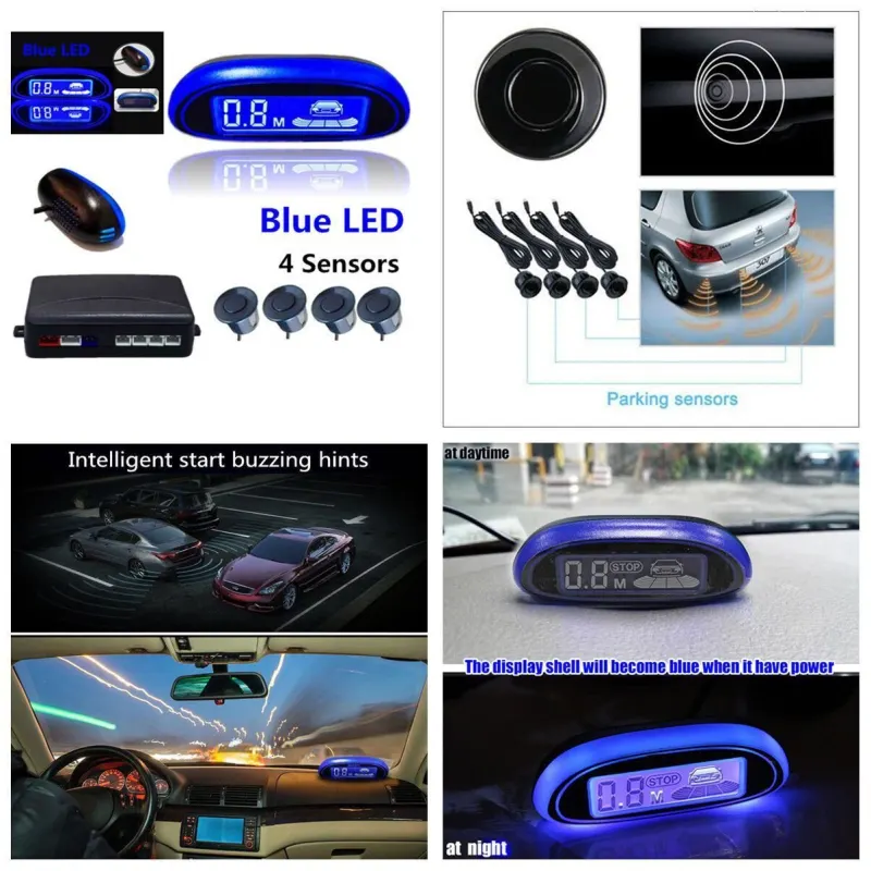Parking system with 4 sensors and an LED display, furniture and interior, lighting ad in Riga 1