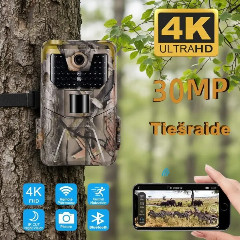 Камера безопасности и для охоты WIFI900PRO, видеонаблюдение и системы безопасности ad в Риге 1