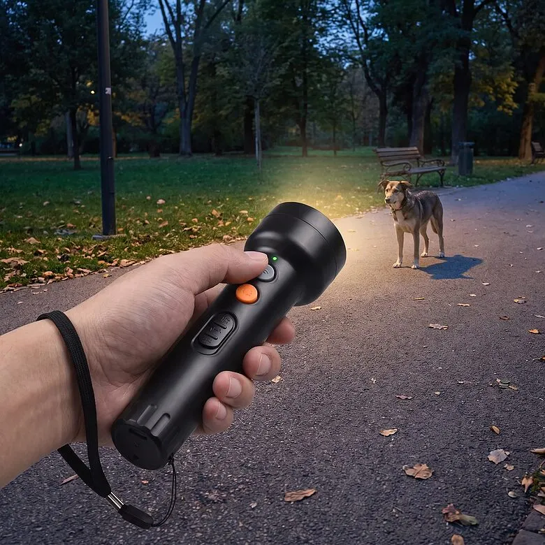 Ultrasonic dog repeller, animal feed, products and services ad in Riga 1