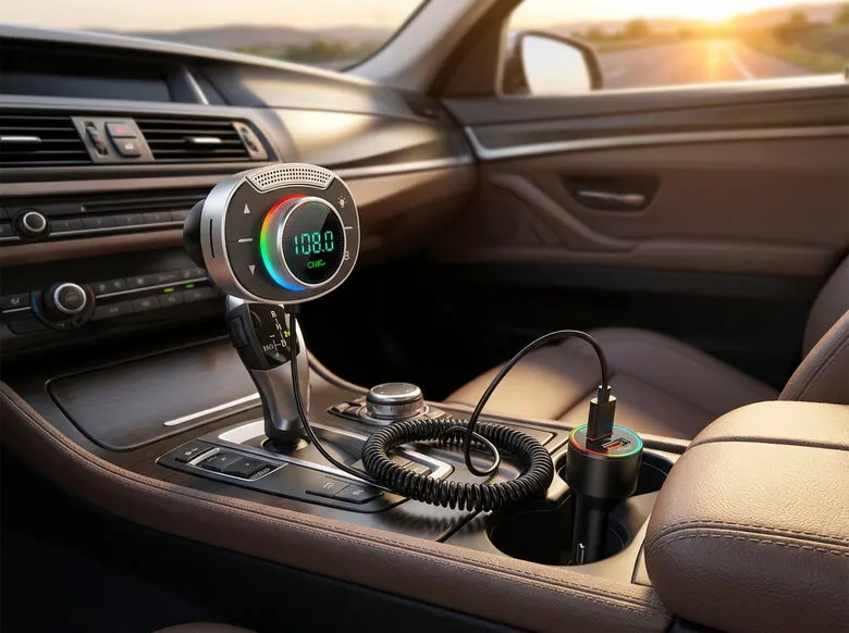 Fm transmiteris 2x USB BLUETOOTH MP3, aksesuāri un viedierīces sludinājums Rīgā 1