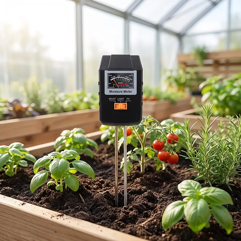 4-in-1 Soil Moisture Meter (Temperature, Light, pH, Moisture), furniture and interior, lighting ad in Riga 1