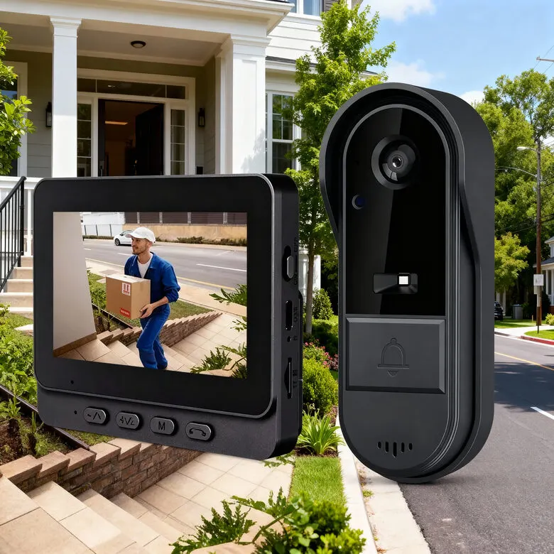 Digital Door Viewer with Camera, 4.5" Full HD 1080p, video and security systems ad in Riga 1
