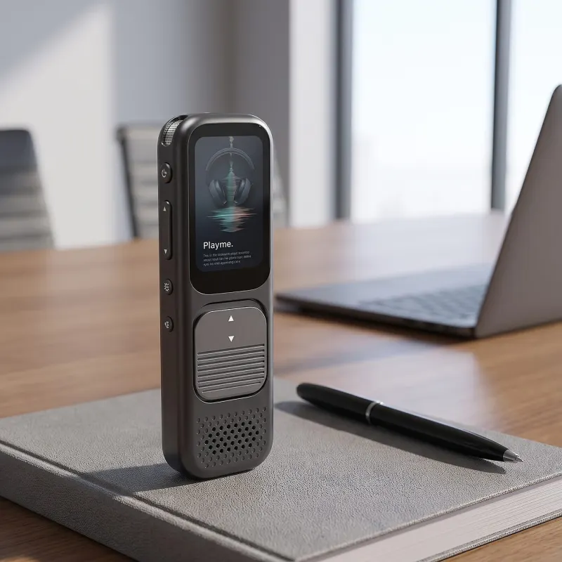 Professional Bluetooth voice recorder with DSP noise reduction and a TFT display, accessories and smart devices ad in Riga 1