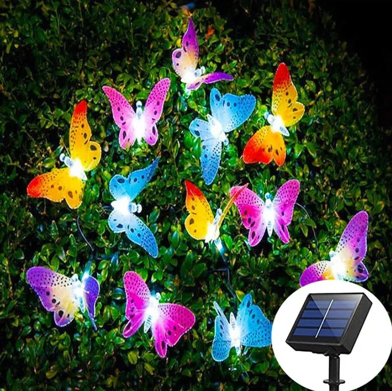 LED garden lights, 100 pieces with a solar panel for charging, 10-meter-long string, furniture and interior, lighting ad in Riga 1